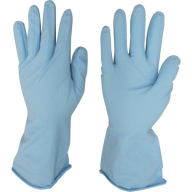 【CAINZ-DASH】宇都宮製作 ニトリル薄手手袋ブルー　Ｌ　（１０双入） NBR1450PF-BPL【別送品】