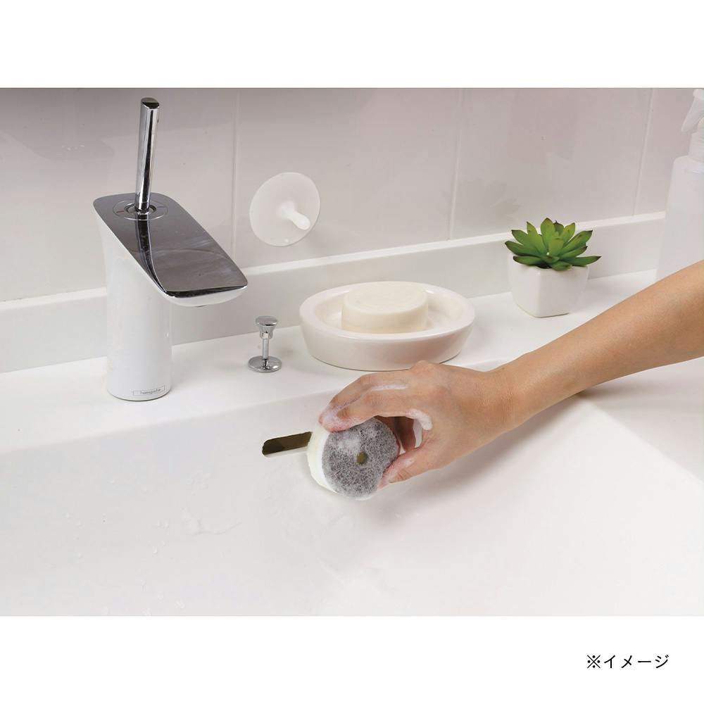 洗面スポンジPOCO リフィル 2個入 グレー | お風呂グッズ・サウナ用品