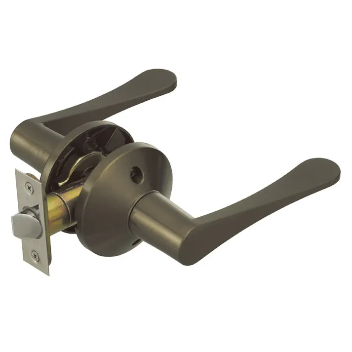 ECLE リフォーム用レバーハンドル錠 空錠 通路用 アンバー 7010162