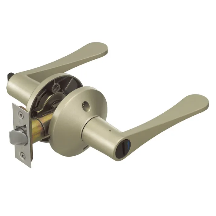 ECLE リフォーム用レバーハンドル錠 表示錠 トイレ用 シルバー 7010167