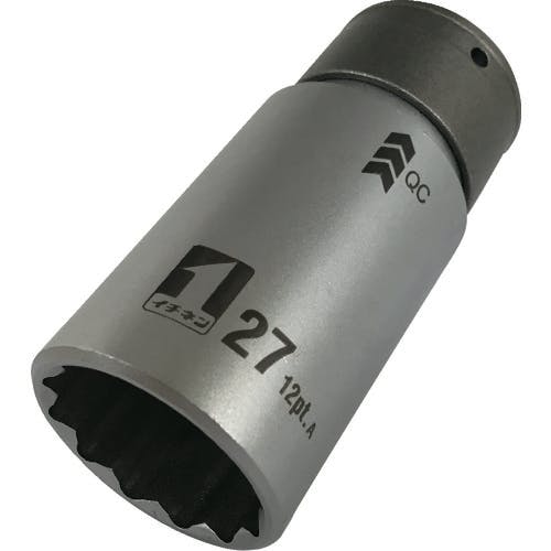 イチネンアクセス ツール事業部 QCソケット シングル 27mm 12角 IM―4W27―12K 19810 インパクト用ソケット イチネンアクセス ツール事業部 QCソケット シングル 27mm 12角 IM―4W27―12K 19810 インパクト用ソケット