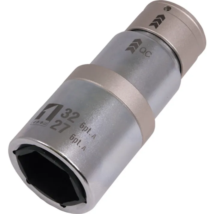 【CAINZ-DASH】イチネンアクセス ツール事業部 QCソケット ダブル 27/32mm 6角 IM-4W2732I-6K 19846【別送品】
