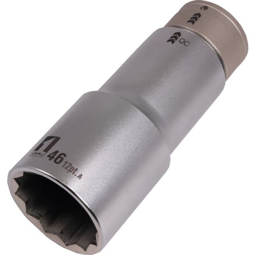 イチネンアクセス ツール事業部 QCソケット シングル 46mm 12角 IM-6W46SL-12K 19872 インパクト用ソケット イチネンアクセス ツール事業部 QCソケット シングル 46mm 12角 IM-6W46SL-12K 19872 インパクト用ソケット
