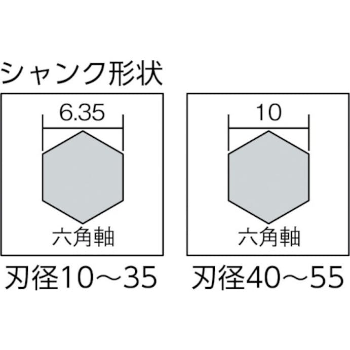 【CAINZ-DASH】イチネンアクセス　ツール事業部 六角軸　座ぐりドリル　刃径×シャンク径：１０×６．３５ｍｍ 26386【別送品】