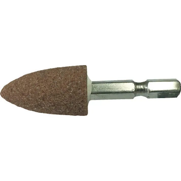 【CAINZ-DASH】イチネンアクセス ツール事業部 六角軸 軸付砥石 金属用(WA) 砲弾型 φ18×31mm 27805【別送品】