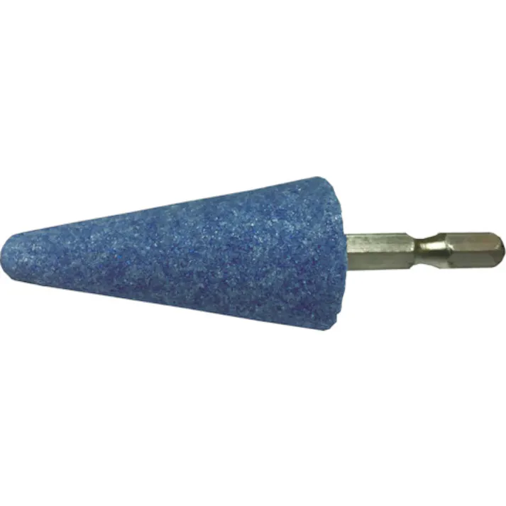 【CAINZ-DASH】イチネンアクセス ツール事業部 六角軸 軸付砥石 ステンレス用(WA) 傘型 φ25×50mm 27847【別送品】