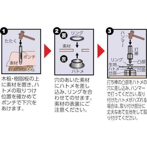 CAINZ-DASH】イチネンアクセス ツール事業部 両面ハトメ用 打ち棒