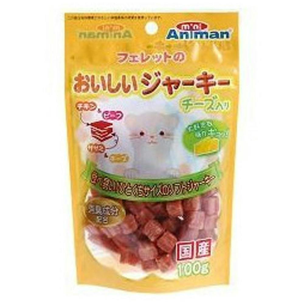 フェレットのおいしい ジャーキー チーズ入り 小動物用フード フェレットのおいしい ジャーキー チーズ入り 小動物用フード