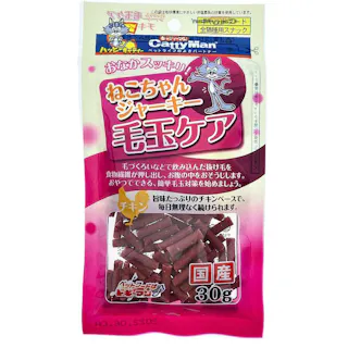 ドギーマン ねこちゃんジャーキー 毛玉ケア チキン