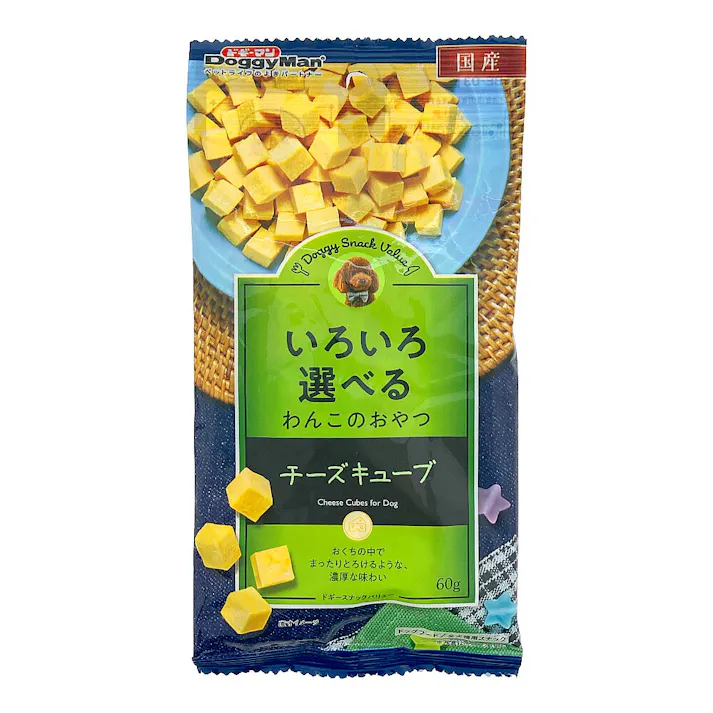 ドギーマンハヤシ ドギースナック バリュー チーズキューブ 60g