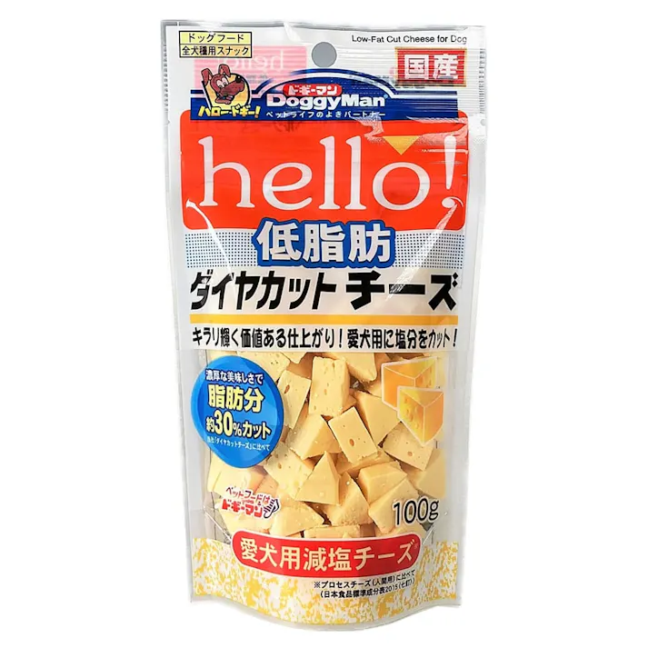 低脂肪ダイヤカットチーズ100g