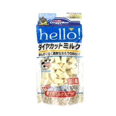 ドギーマン hello！ダイヤカットミルク 100g