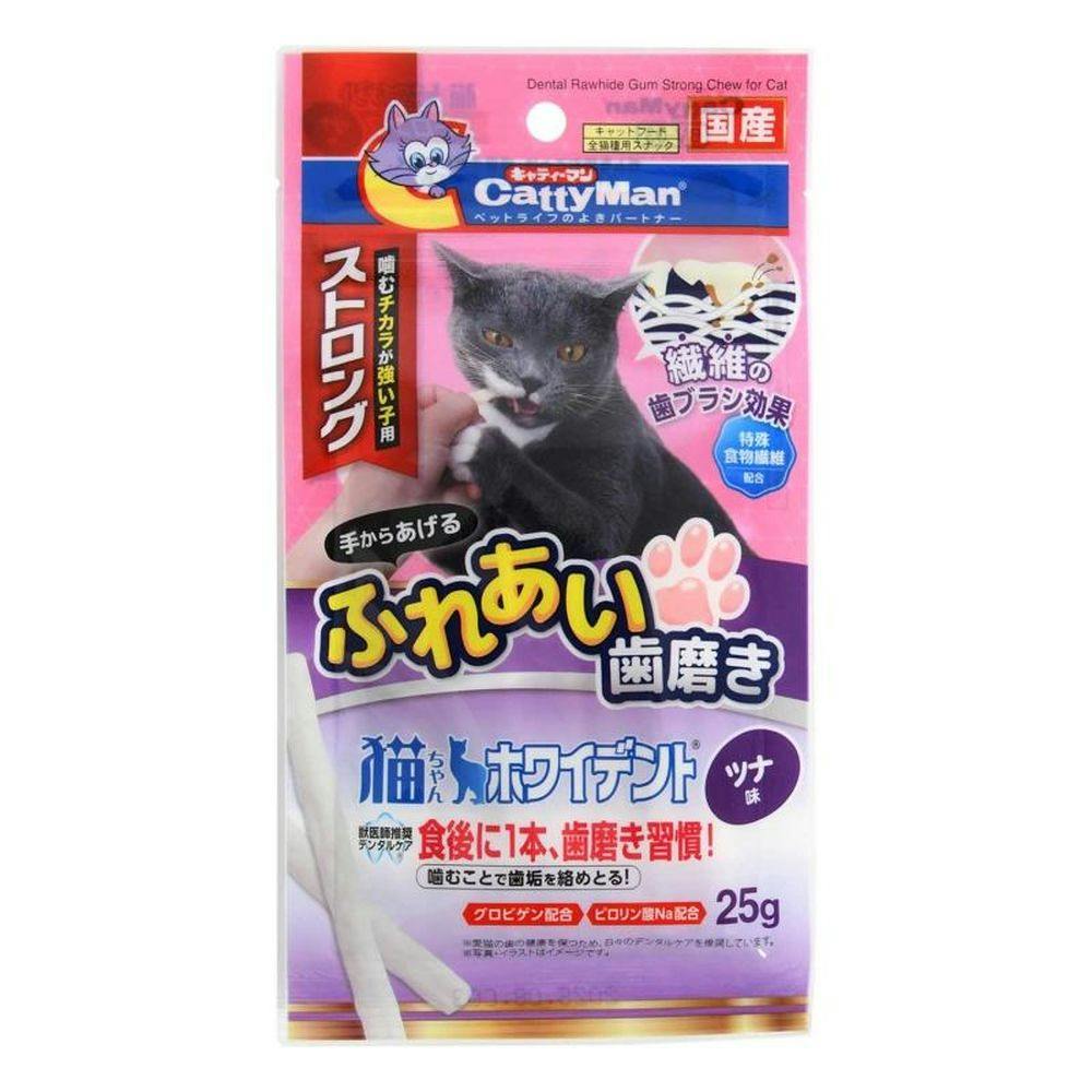 猫ちゃんホワイデント ストロング ツナ味 25g デンタル・ふりかけ・その他おやつ(猫)