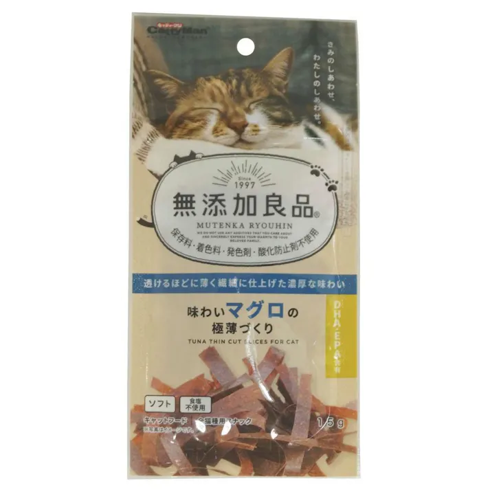 キャティーマン 無添加良品 味わいマグロの極薄づくり 15g(販売終了)