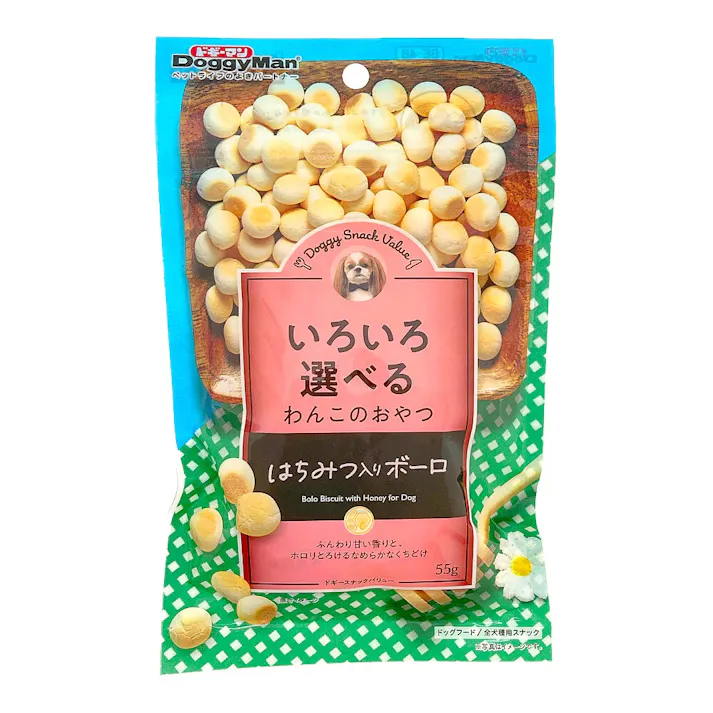 ドギーマンハヤシ ドギースナックバリュー はちみつ入りボーロ 55g