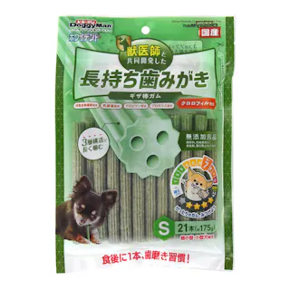 ホワイデント 長持ち歯みがき ギザ棒ガム クロロフィル配合 S 21本