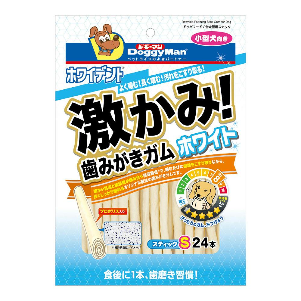 ホワイデント 激かみ ホワイト スティック S 24本 ガム・デンタルケア ホワイデント 激かみ ホワイト スティック S 24本 ガム・デンタルケア