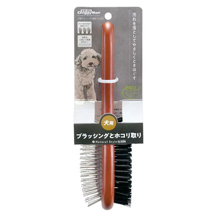 NSD 木製ブラッシング&整毛ブラシM