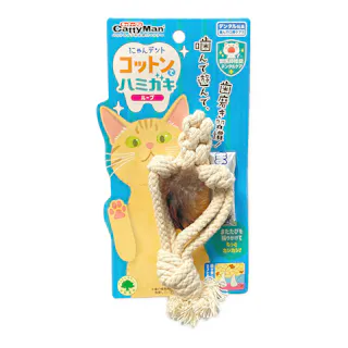 にゃんデント コットンでハミガキ ループ またたび粉末付き