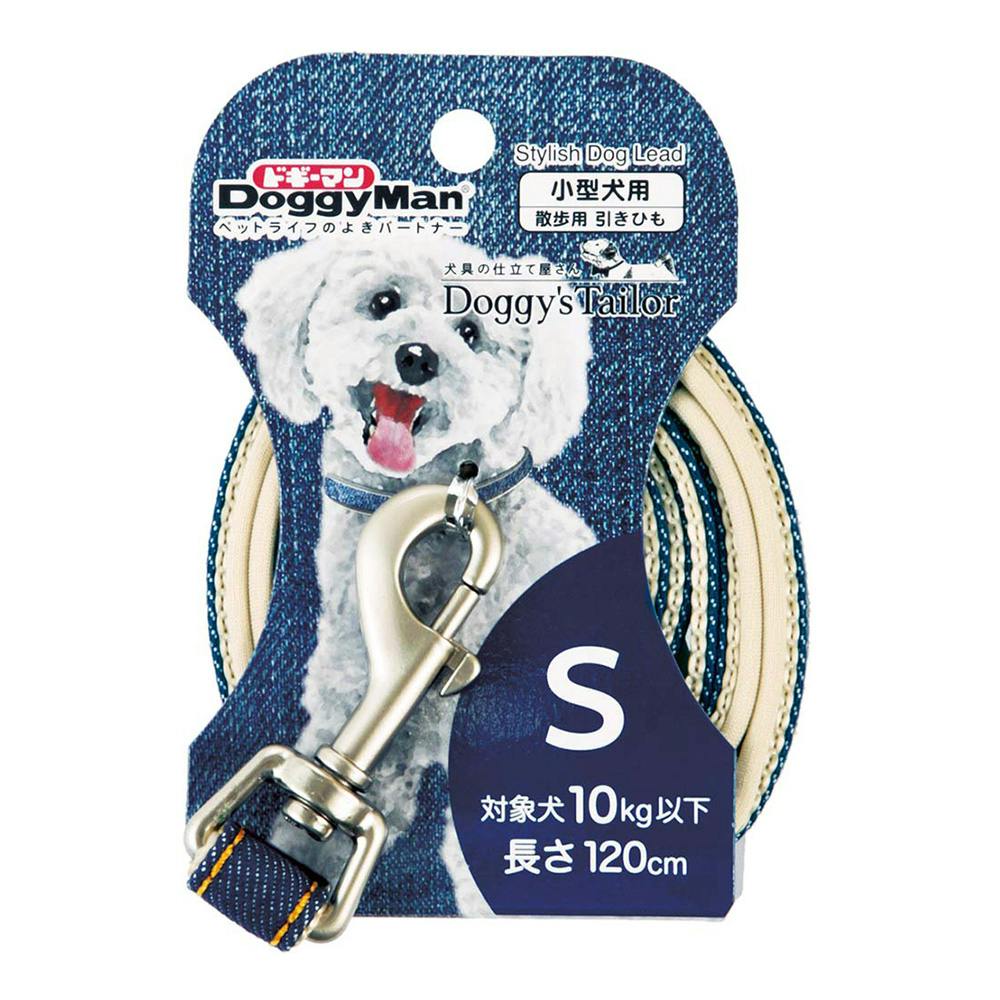 ドギーズテーラー ドックリードSデニムネイビー リード(犬用) ドギーズテーラー ドックリードSデニムネイビー リード(犬用)