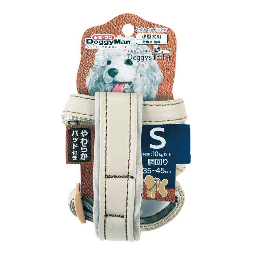ドギーズテーラー ドックハーネスSレザーグレー ハーネス(犬用) ドギーズテーラー ドックハーネスSレザーグレー ハーネス(犬用)