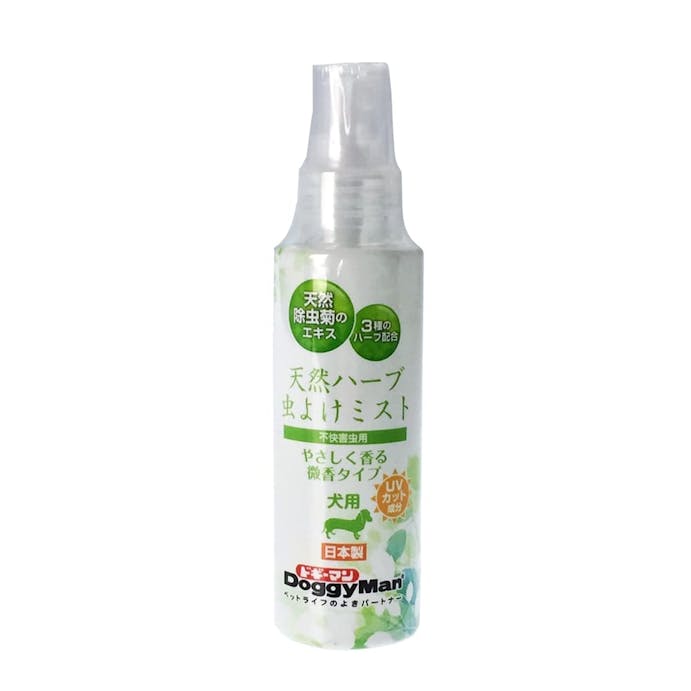 ドギーマン 天然ハーブ 虫よけミスト UVカット成分 犬用 100ml