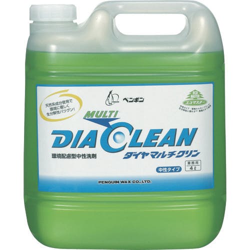 ペンギンワックス 中性ダイヤマルチクリン 4L 6295 業務用洗剤 ペンギンワックス 中性ダイヤマルチクリン 4L 6295 業務用洗剤