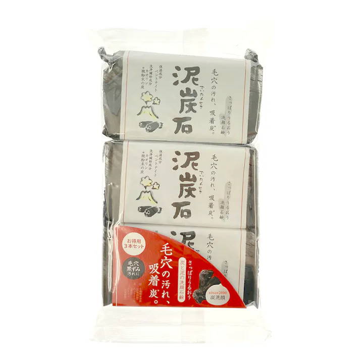 ペリカン石鹸 泥炭石 3個パック