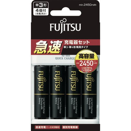FDK ニッケル水素電池 急速充電器セット 付属電池単3×4個 FCT344FXJHC(FX) ニッケル水素電池充電器 FDK ニッケル水素電池 急速充電器セット 付属電池単3×4個 FCT344FXJHC(FX) ニッケル水素電池充電器