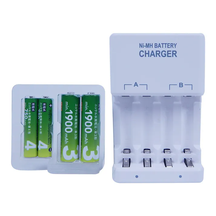 ニッケル水素充電器セット 単3/単4各2本付 FCT345F×(F×)CH2