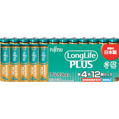 【CAINZ-DASH】ＦＤＫ アルカリ乾電池単４　Ｌｏｎｇ　Ｌｉｆｅ　Ｐｌｕｓ　１２個パック LR03LP(12S)【別送品】