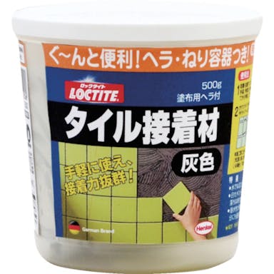 【CAINZ-DASH】ヘンケルジャパン タイル接着材　灰色　５００ｇ【別送品】