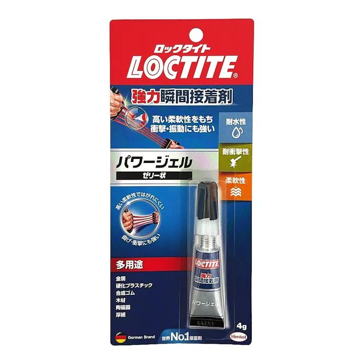 ヘンケルジャパン LOCTITE ロックタイト 多用途強力瞬間接着剤 パワージェル LPG-004 4g