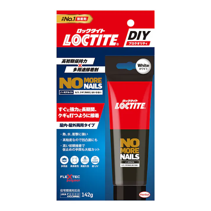 ロックタイト LOCTITE ノー・モア・ネイル 接着剤 屋内・屋外用 NMN-G01