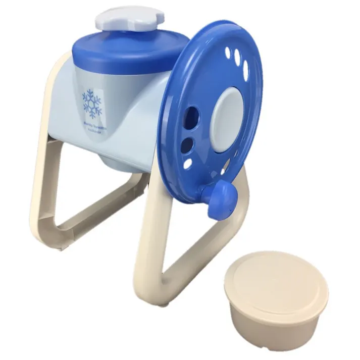 シャリッとフワッとかき氷器 ブルー D-1328