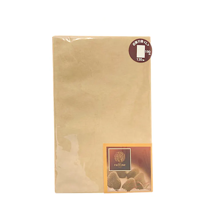 お菓子袋 (L) クラフト 5枚入 D-6257