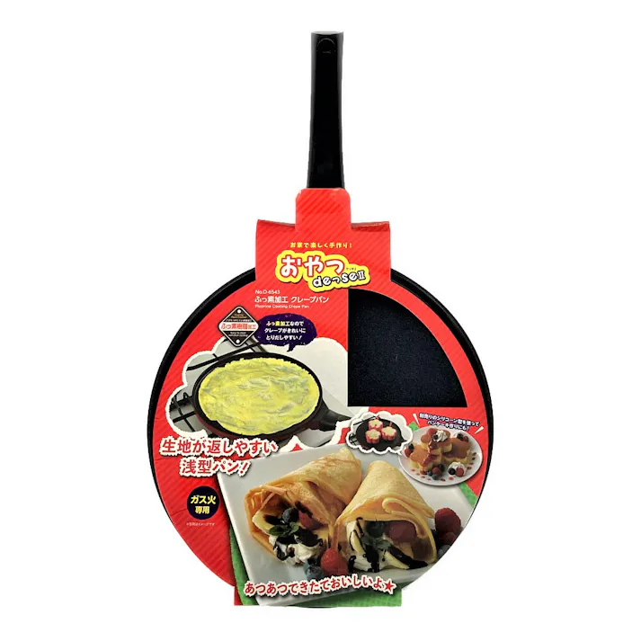 パール金属 おやつDEふっ素加工 クレープパン D6543