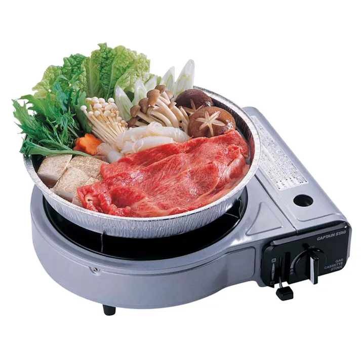 キャプテンスタッグ CAPTAIN STAG アルミ バーベキュー深型プレート28.5cm 2枚組 M-6656(販売終了)