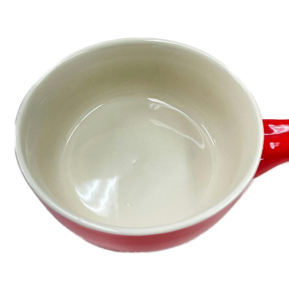 耐熱手付き丸深皿 15cm レッド L-1835 | 食器・グラス・カトラリー