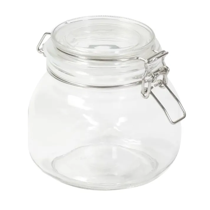 ガラス製角型保存びん 750ml L7913