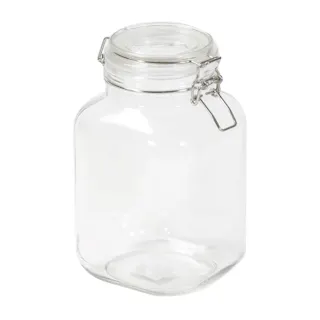 ガラス製角型保存びん 2.0L L7916