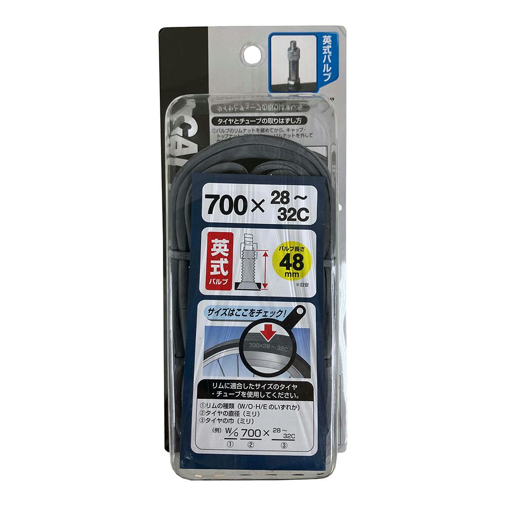 チューブ英式バルブ 700×28-32C48 Y-2965