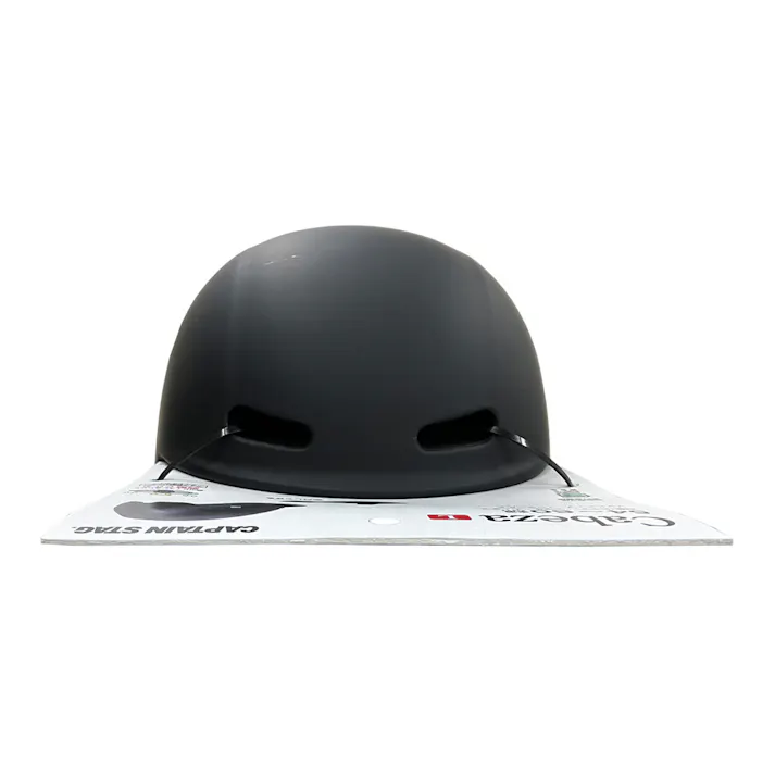 キャプテンスタッグ CAPTAIN STAG ヘルメット カベサL バイザー付 マットブラック Y-6493