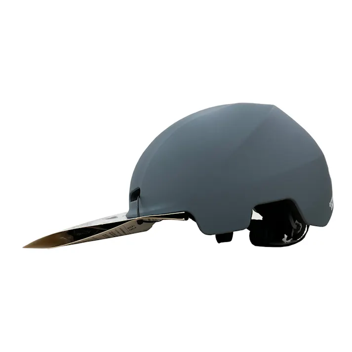 キャプテンスタッグ CAPTAIN STAG ヘルメット カベサL バイザー付 マットグレー Y-6494