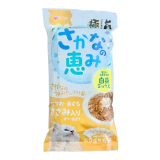 さかなの恵み 白身MIX かつお・まぐろささみ入り ゼリー仕立て 6個P
