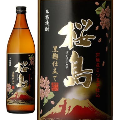 黒麹仕立て 桜島 芋 25度 900ml【別送品】