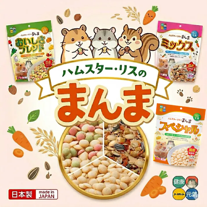 ハムスター・リスのまんま おいしさブレンド