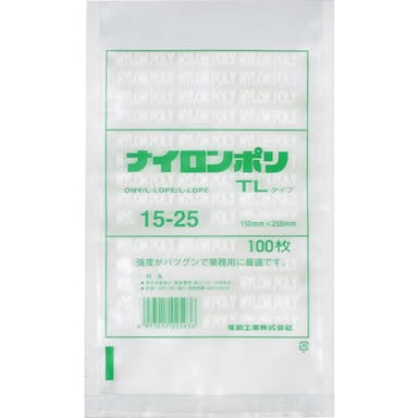 【CAINZ-DASH】福助工業 ナイロンポリ　ＴＬタイプ　１５－２５ 0702323【別送品】