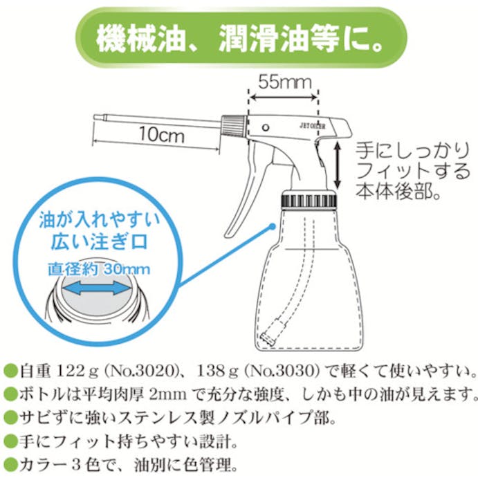 【CAINZ-DASH】フルプラ 高性能ピストルオイラー２００レッド 3020R【別送品】