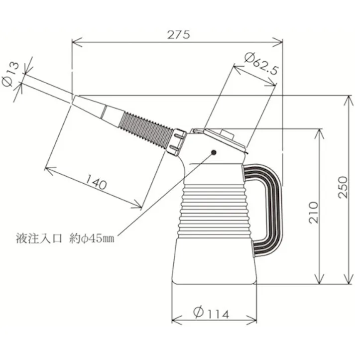 【CAINZ-DASH】フルプラ オイルジョッキ1リッターイエロー 310Y【別送品】